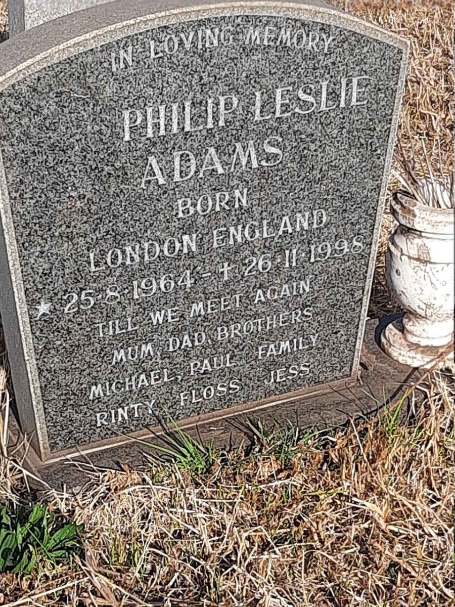 ADAMS Philip Leslie 1964-1998