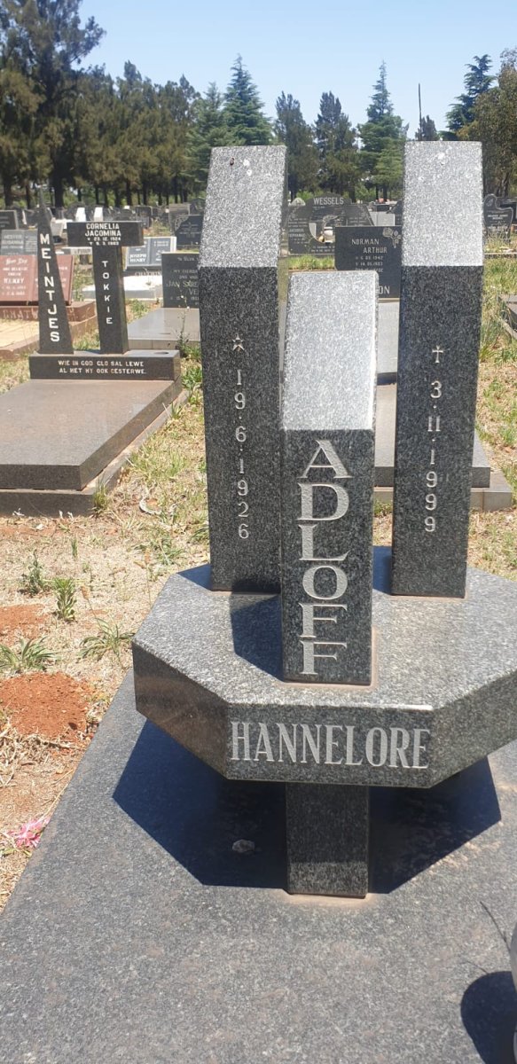 ADLOFF Hannelore 1926-1999
