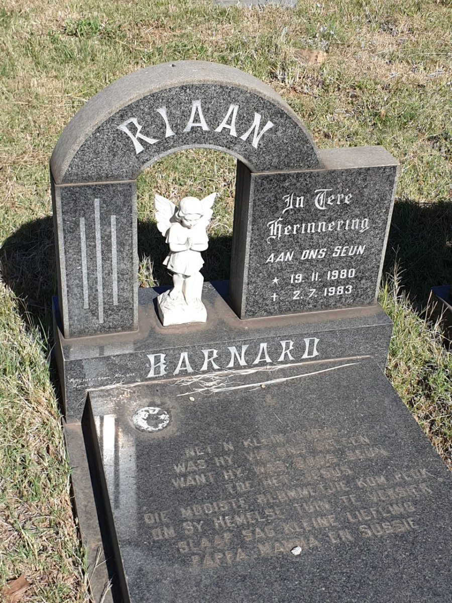 BARNARD Riaan 1980-1983