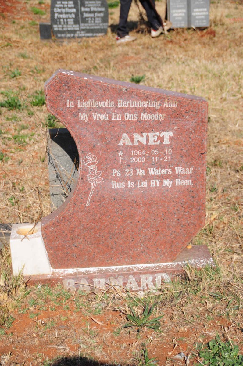 BARNARD Anet 1964-2000