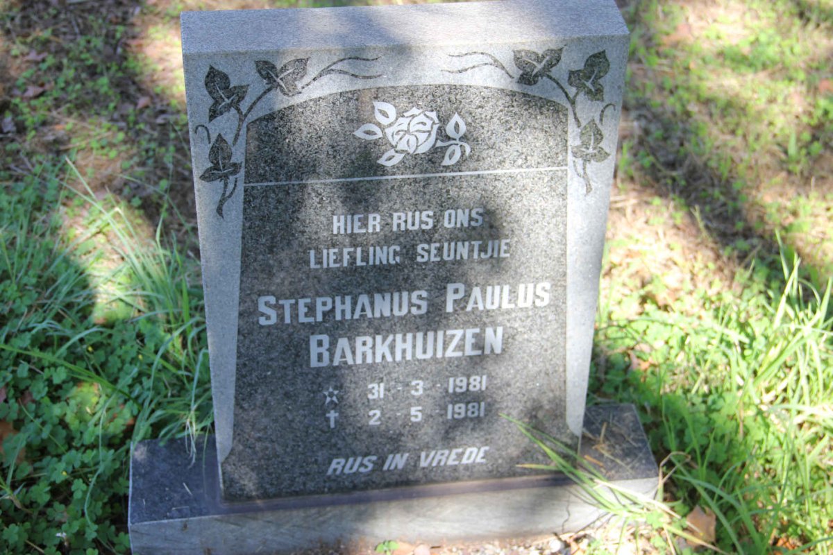 BARKHUIZEN Stephanus Paulus 1981-1981
