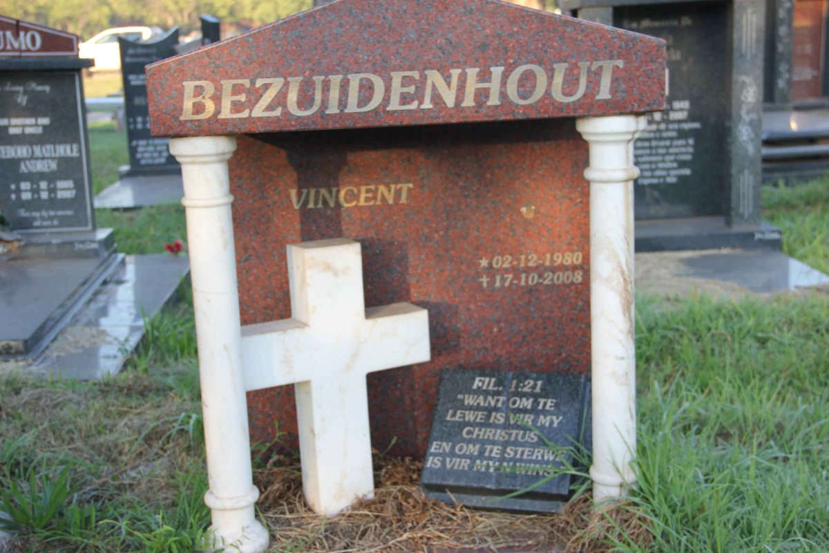 BEZUIDENHOUT Vincent 1980-2008