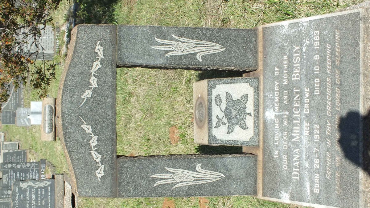 BEISLY Diana Millicent nee CROWE 1922-1963