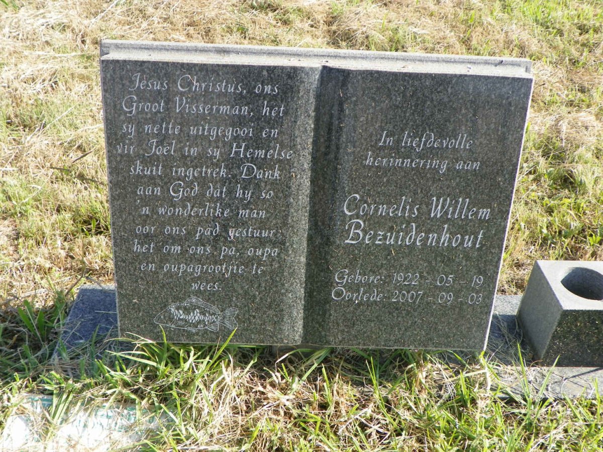 BEZUIDENHOUT Cornelis Willem 1922-2007