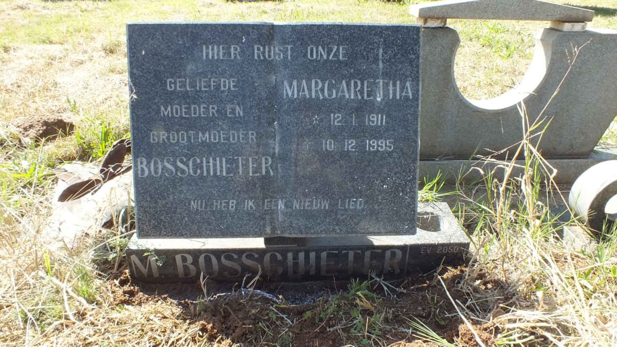 BOSSCHIETER Margaretha 1911-1995
