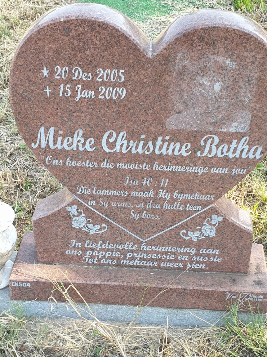 BOTHA Mieke Christine 2005-2009