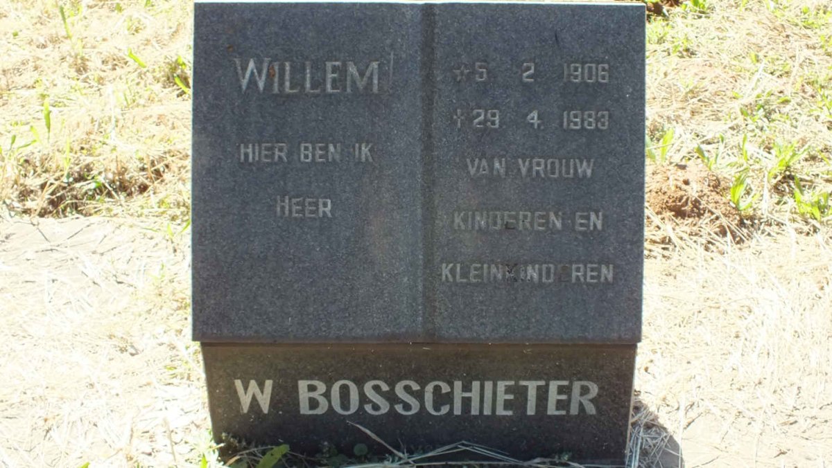BOSSCHIETER Willem 1906-1983