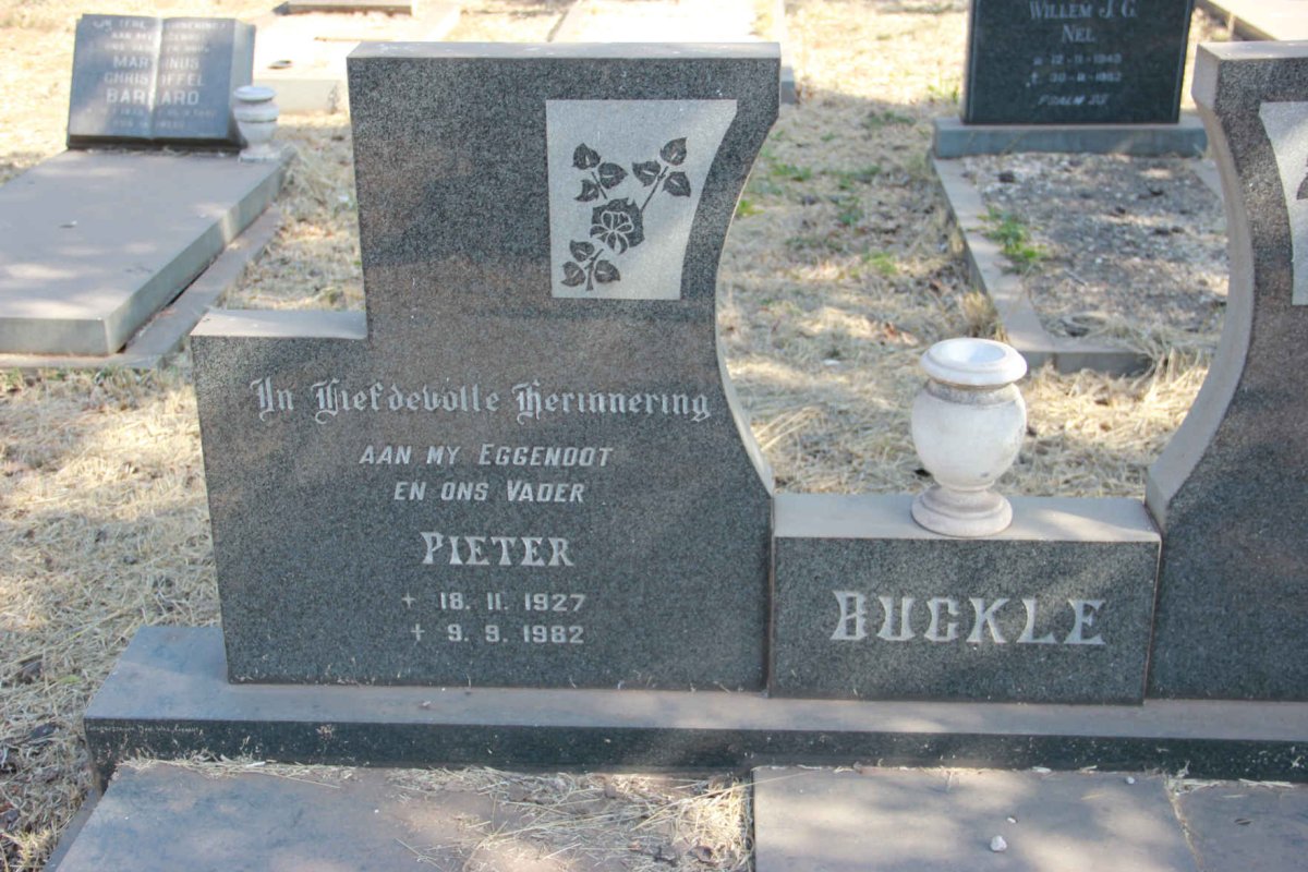 BUCKLE Pieter 1927-1982