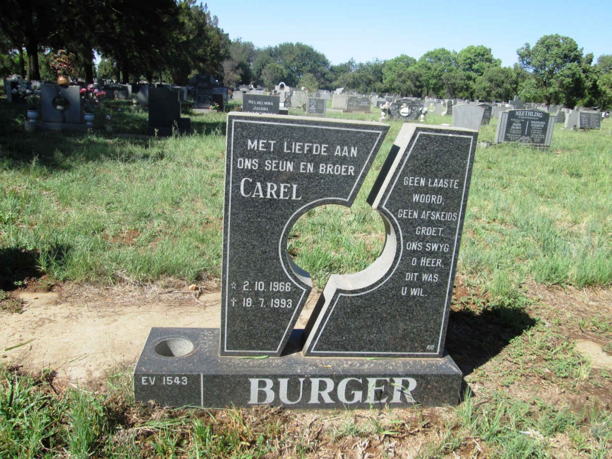 BURGER Carel 1966-1993