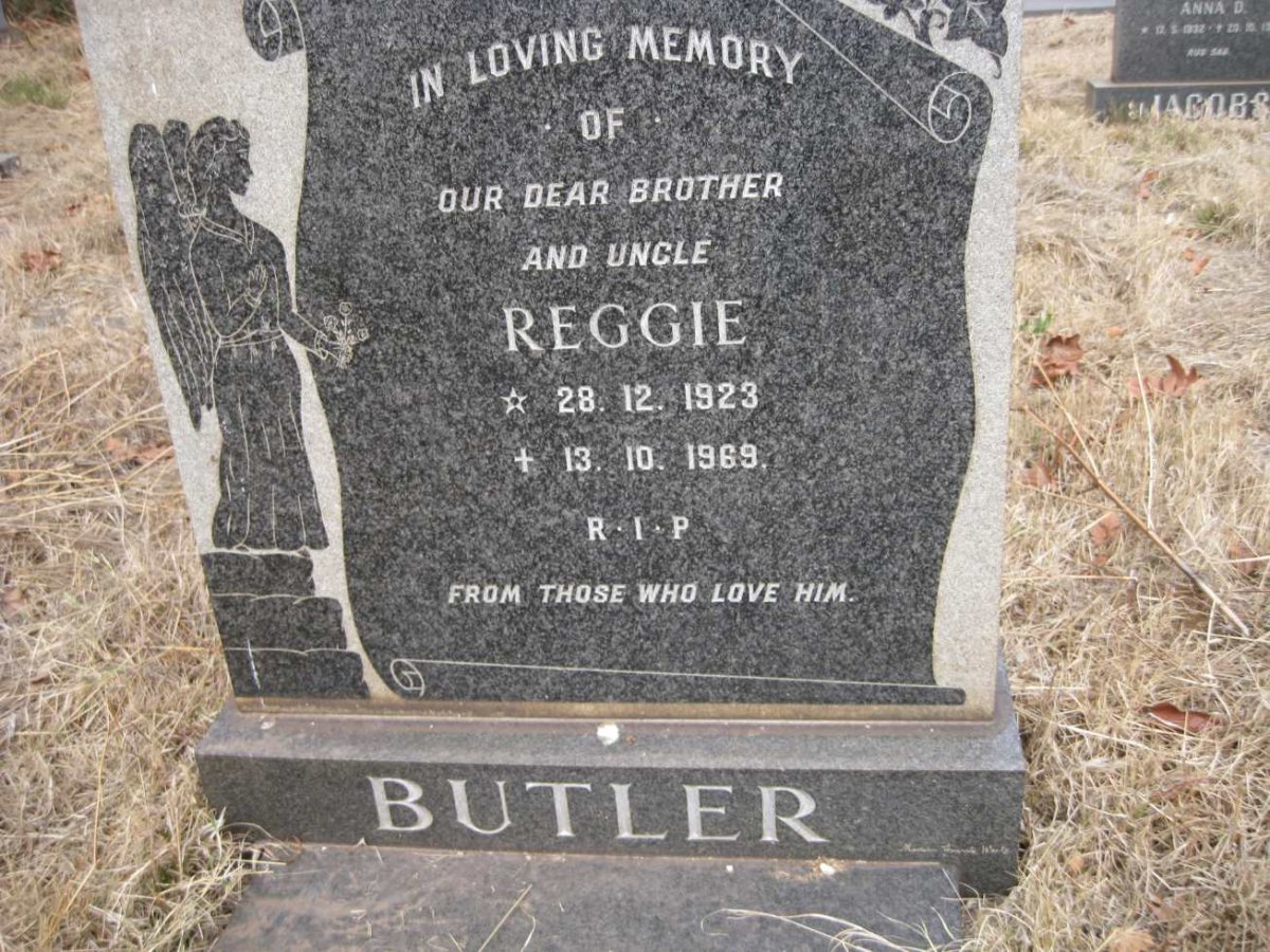 BUTLER Reggie 1923-1969