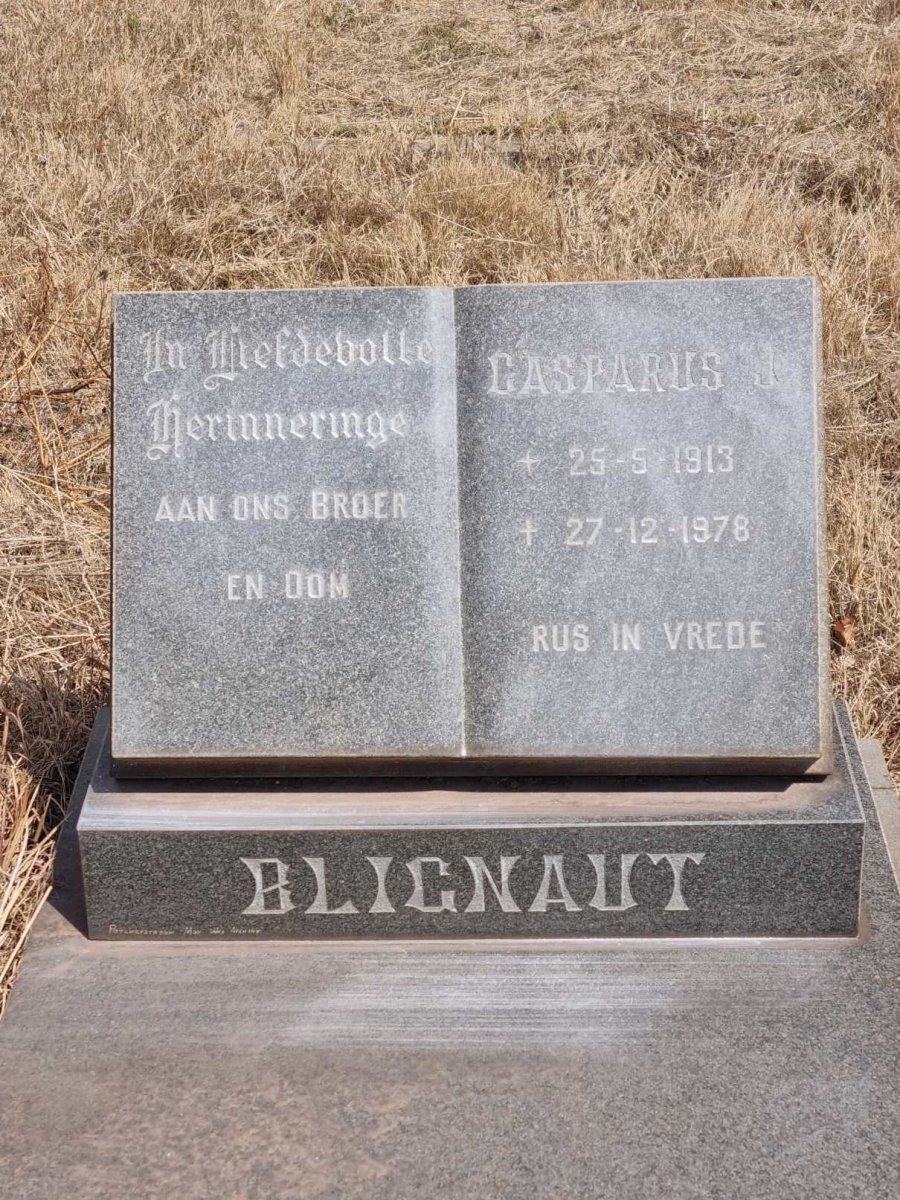 BLIGNAUT Casparus 1913-1978
