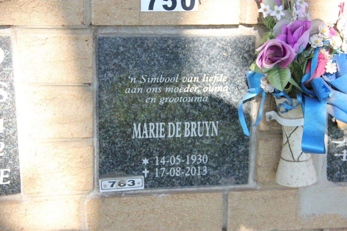 BRUYN Marie, de 1930-2013