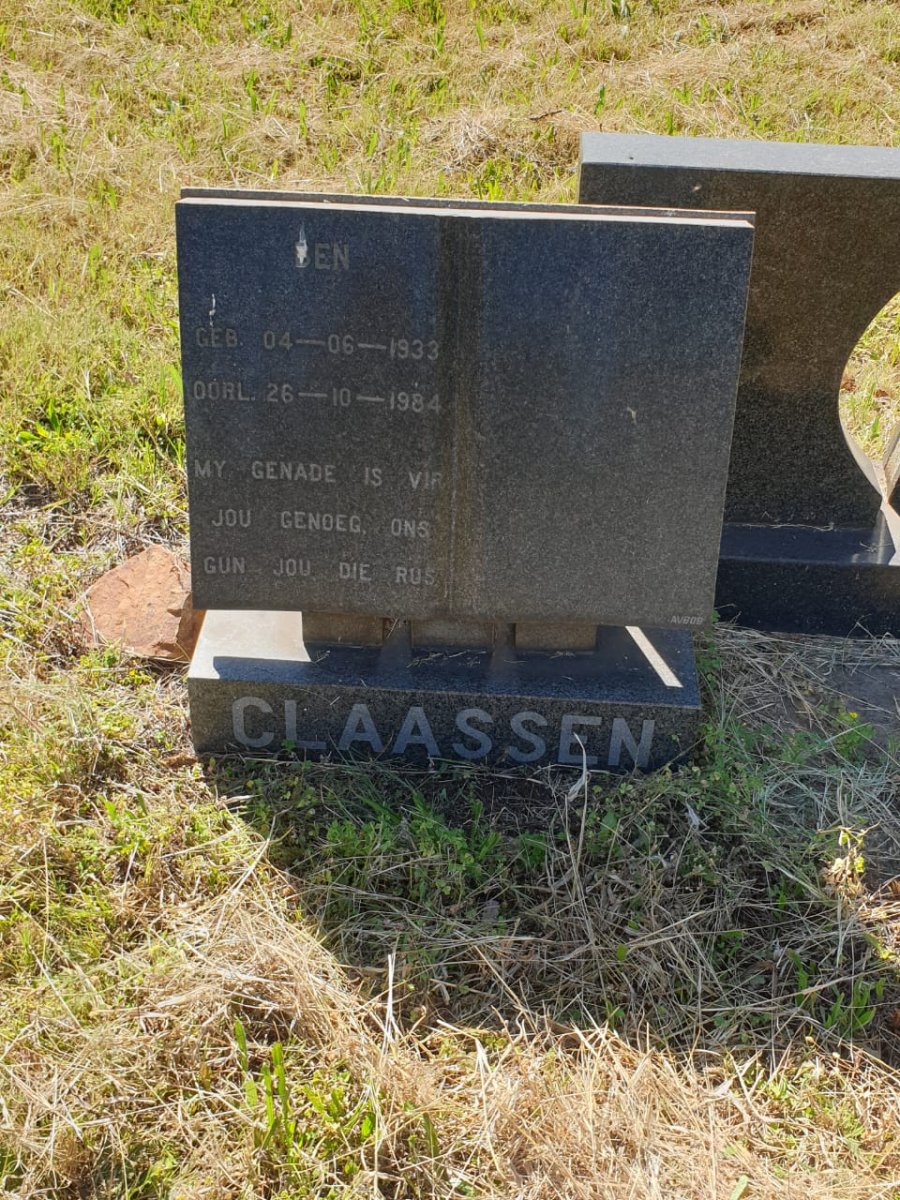 CLAASSEN Ben 1933-1984