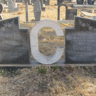 CLOETE Christoffel Edward 1938-2007 &amp; Martie 1936-1995