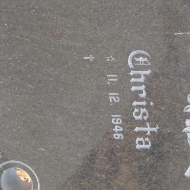 CONRADIE Alex 1938-1992 &amp; Christa 1946-