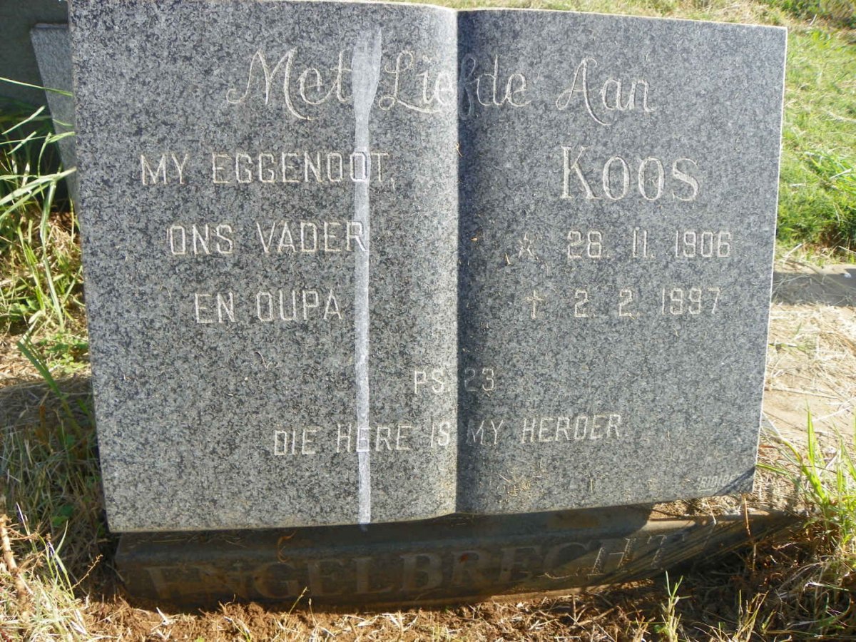ENGELBRECHT Koos 1906-1997