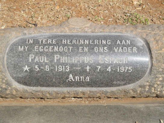 ESPACH Paul Philippus 1913-1975 