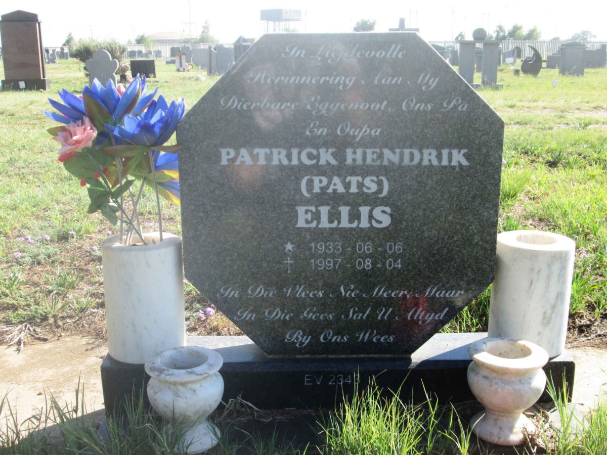 ELLIS Patrick Hendrik 1933-1997