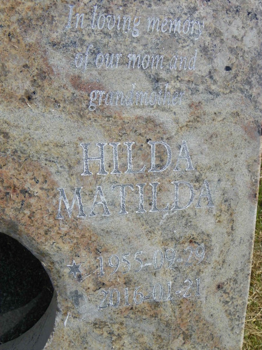 ERASMUS Carel Johannes 1952-2015 &amp; Hilda Matilda 1955-2016
