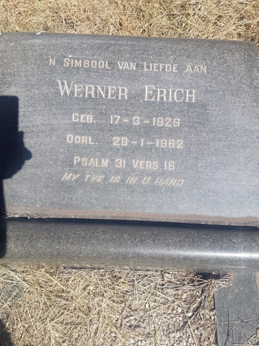 ERICH Werner 1929-1962