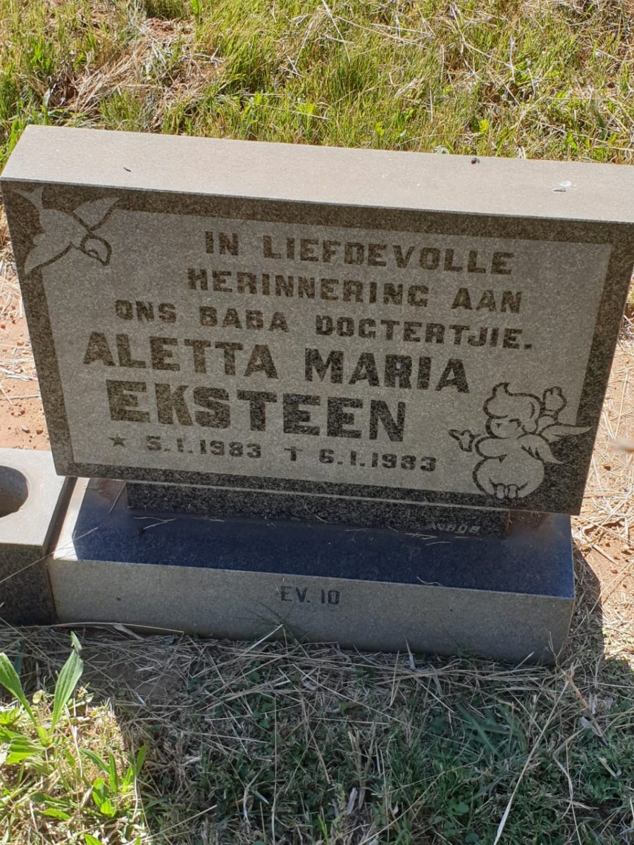 EKSTEEN Aletta Maria 1983-1983