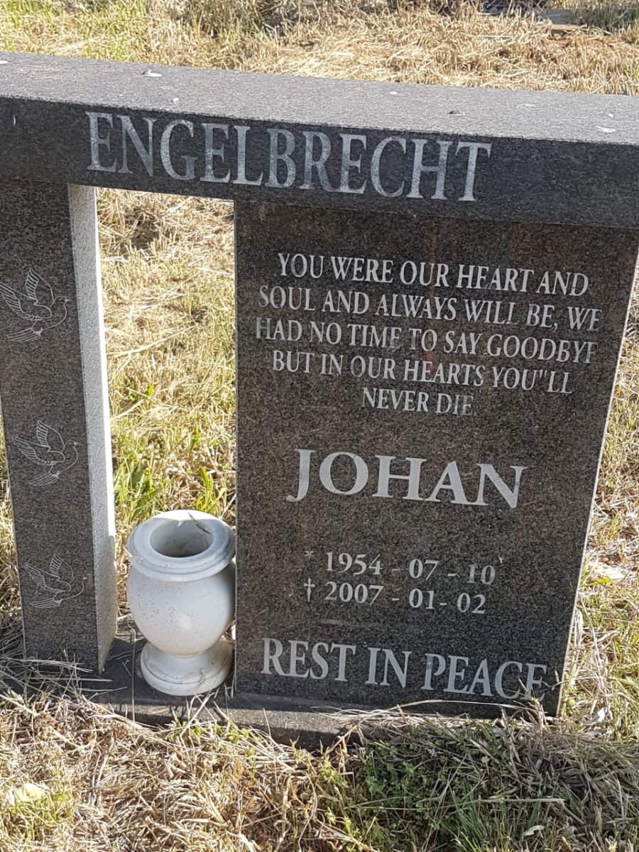 ENGELBRECHT Johan 1954-2007