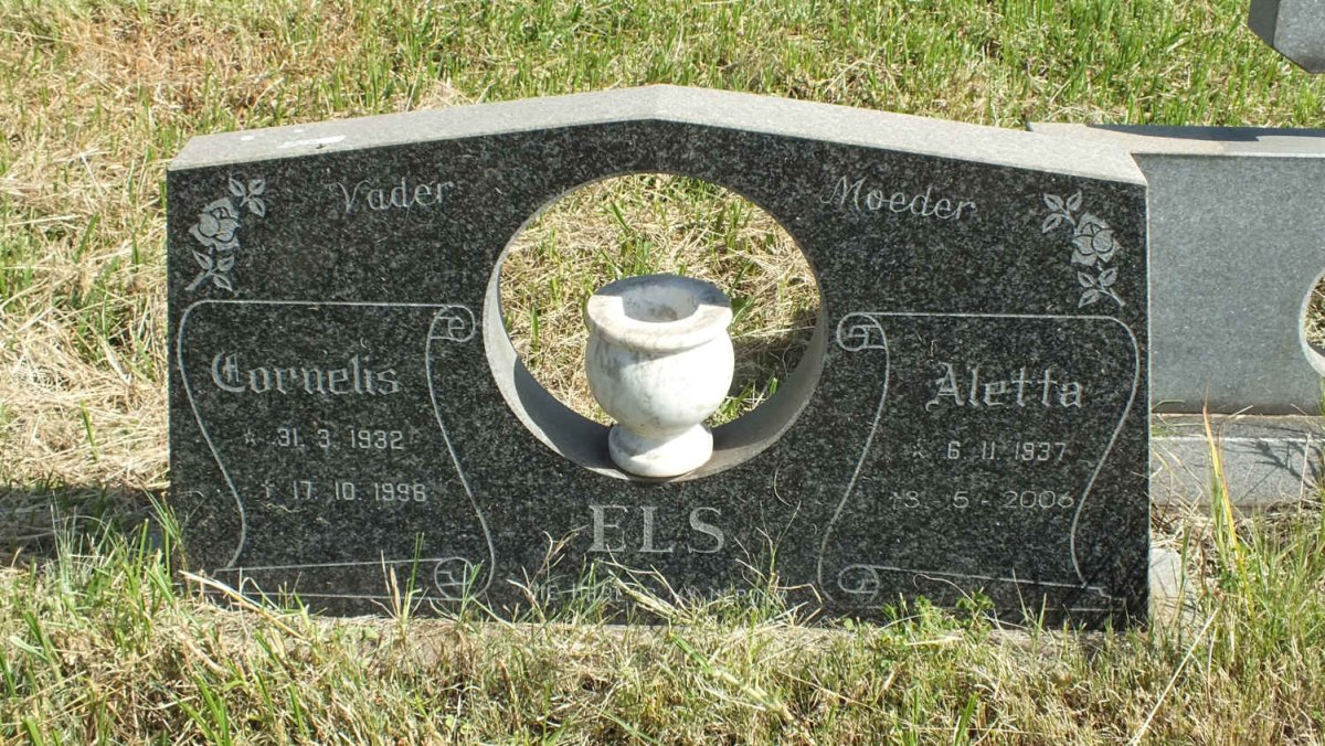 ELS Cornelis 1932-1996 &amp; Aletta 1937-2006