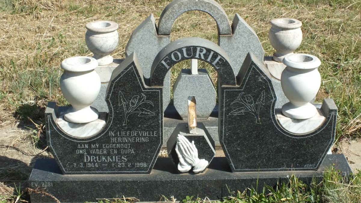 FOURIE Drukkies 1944-1996