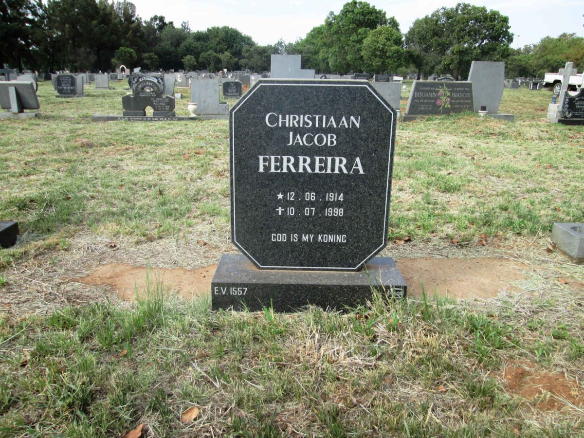 FERREIRA Christiaan Jacob 1914-1998