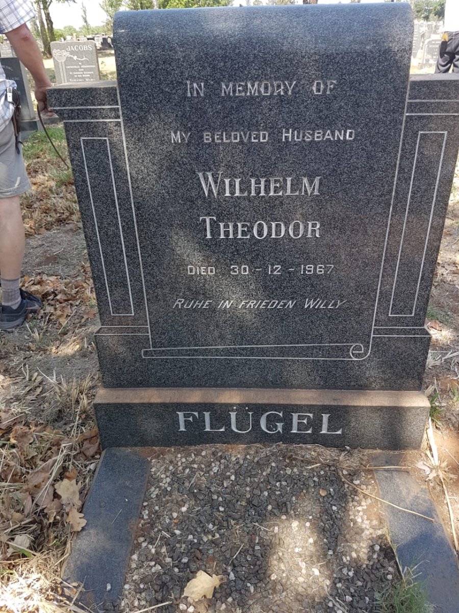 FLUGEL Wilhelm Theodor -1967