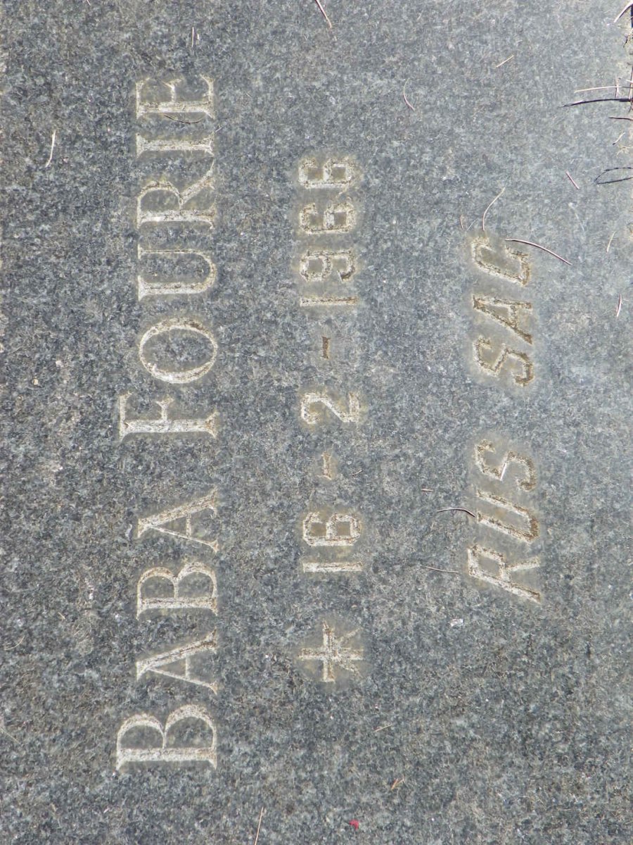 FOURIE Baba 1966-1966