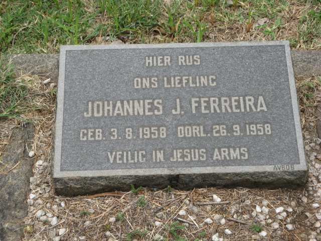 FERREIRA Johannes J. 1958-1958