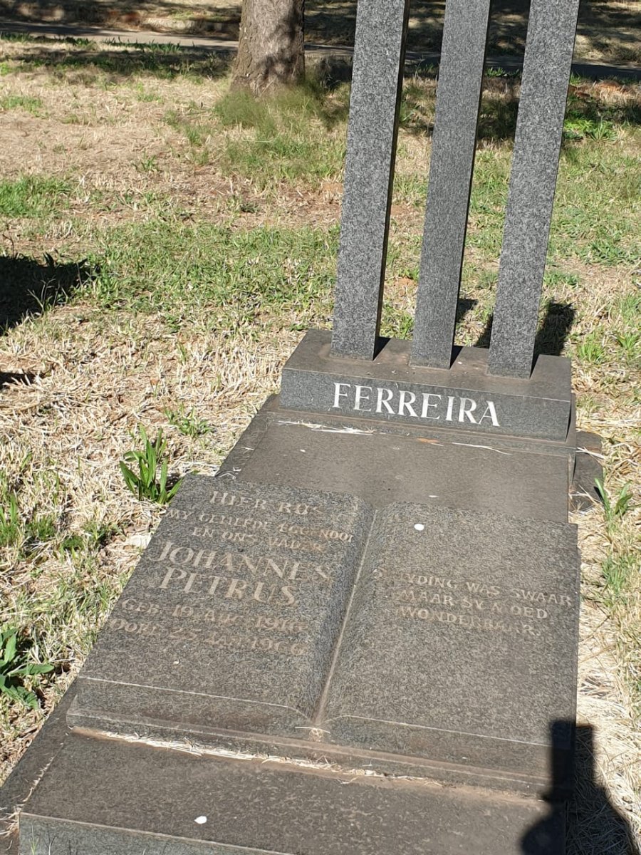 FERREIRA Johannes Petrus 1916-1966