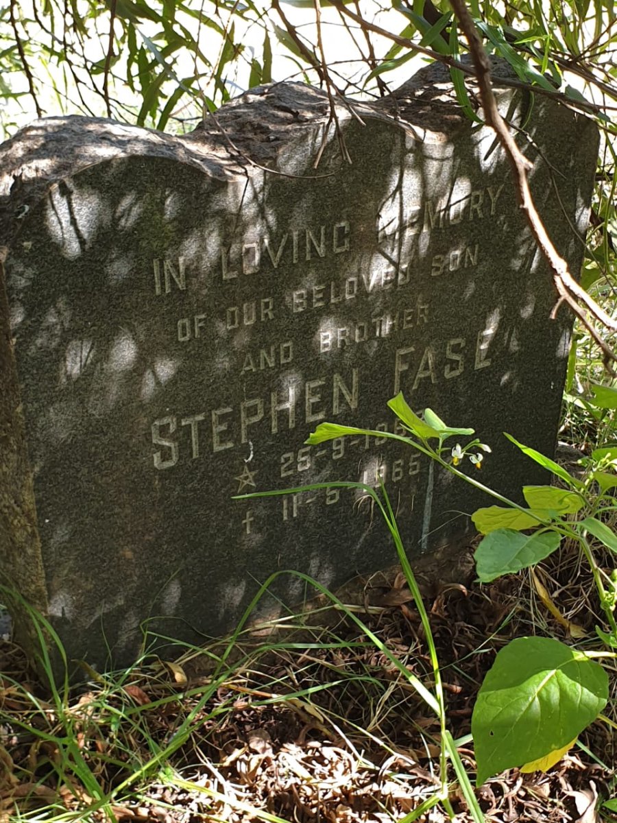FASE Stephen 196?-1965