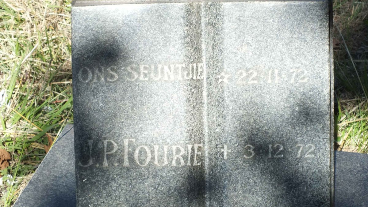 FOURIE J.P. 1972-1972
