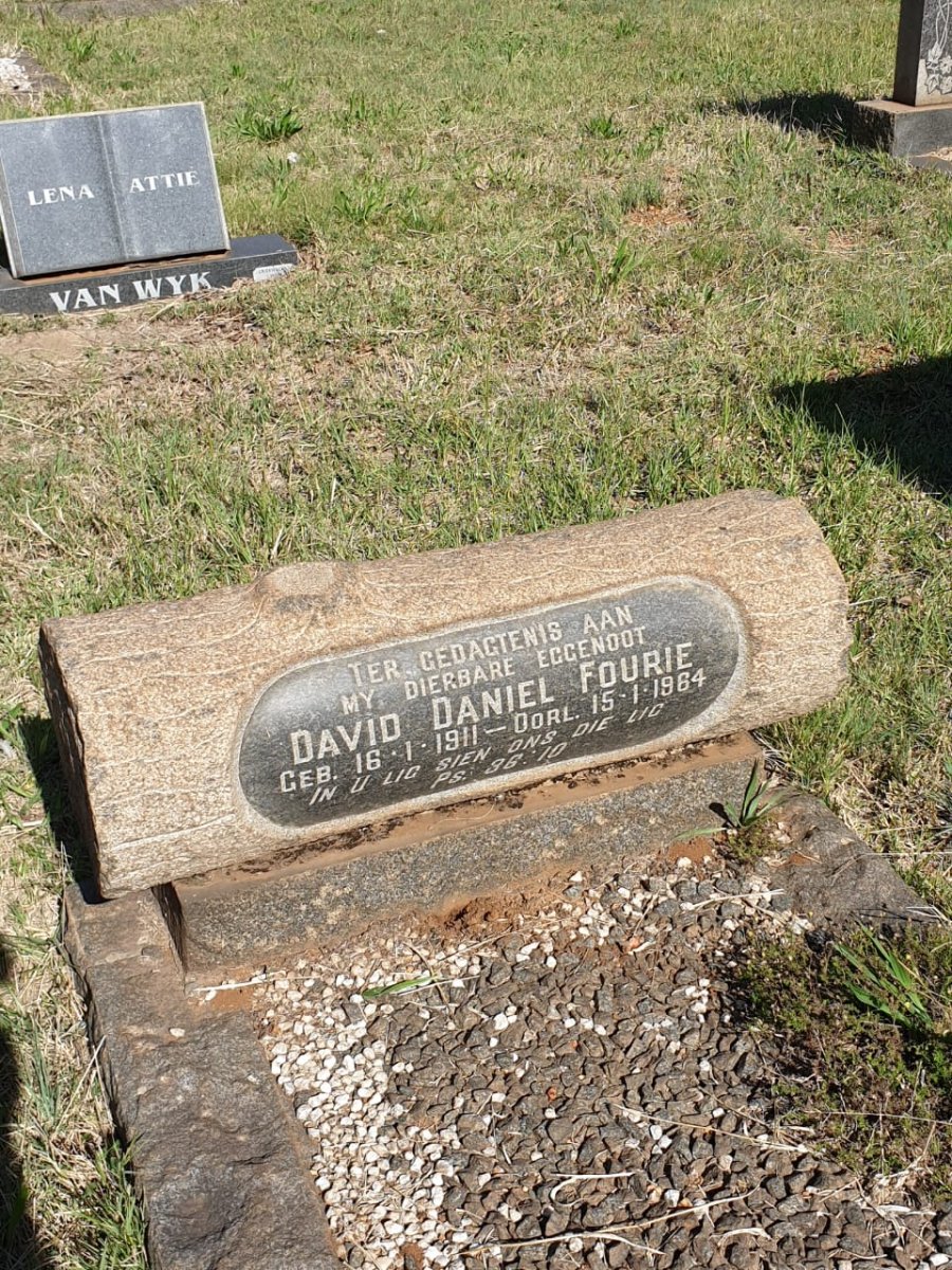 FOURIE David Daniel 1911-1964
