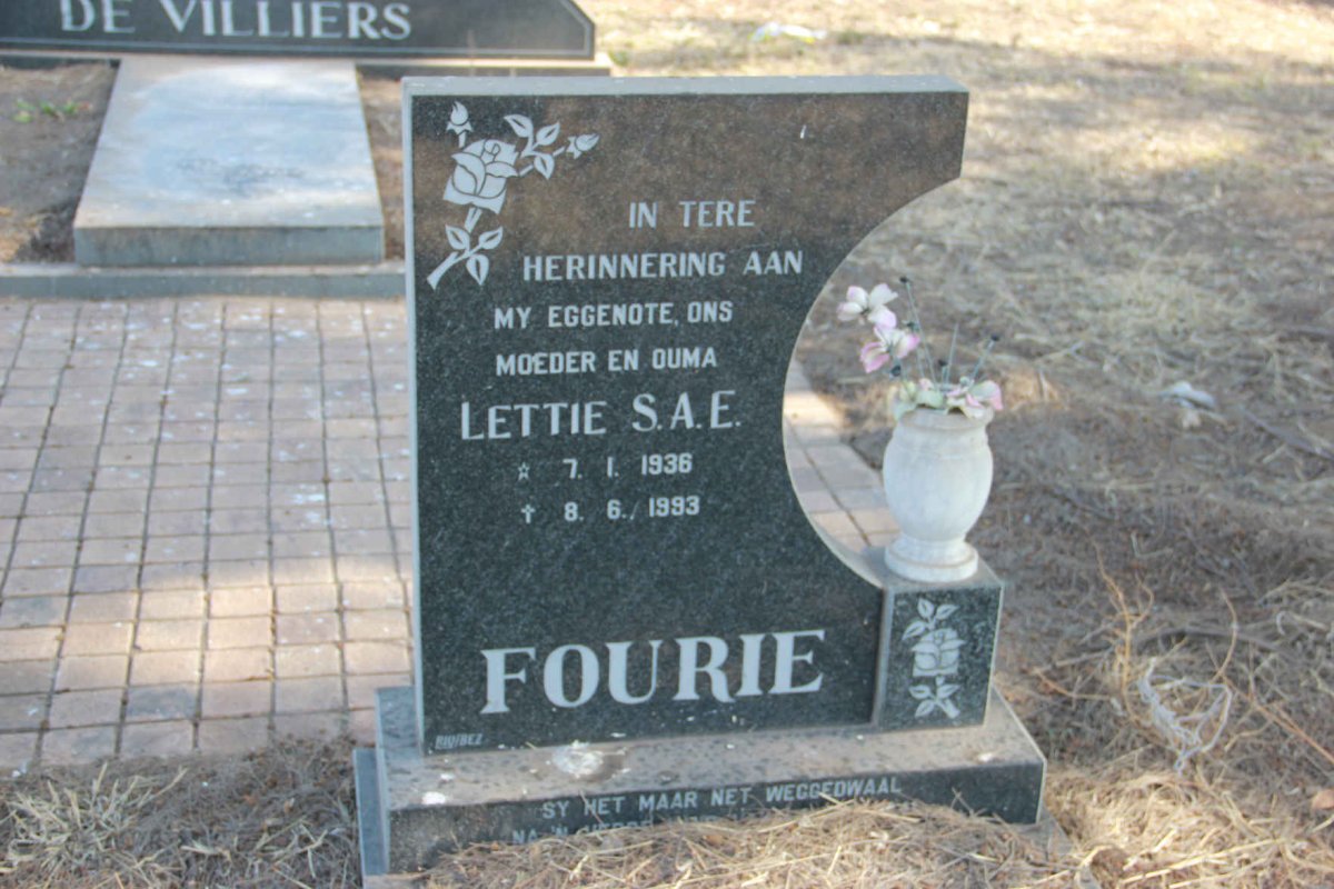 FOURIE S.A.E. 1938-1993