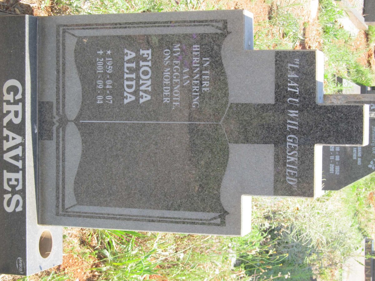 GRAVES Fiona Alida 1959-2001