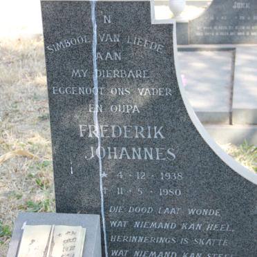 GREYLING Frederik Johannes 1938-1980 &amp; Maria Jacoba 1939-