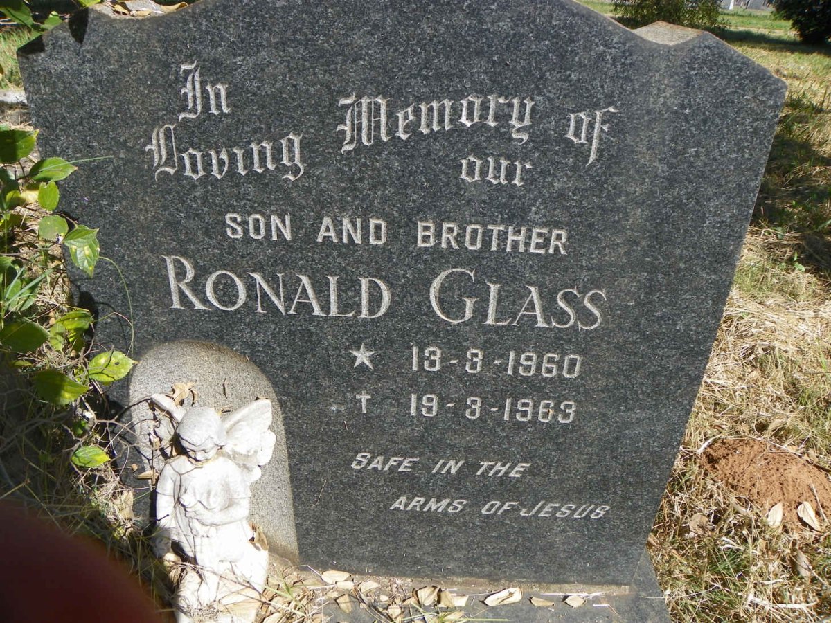 GLASS Ronald 1960-1963