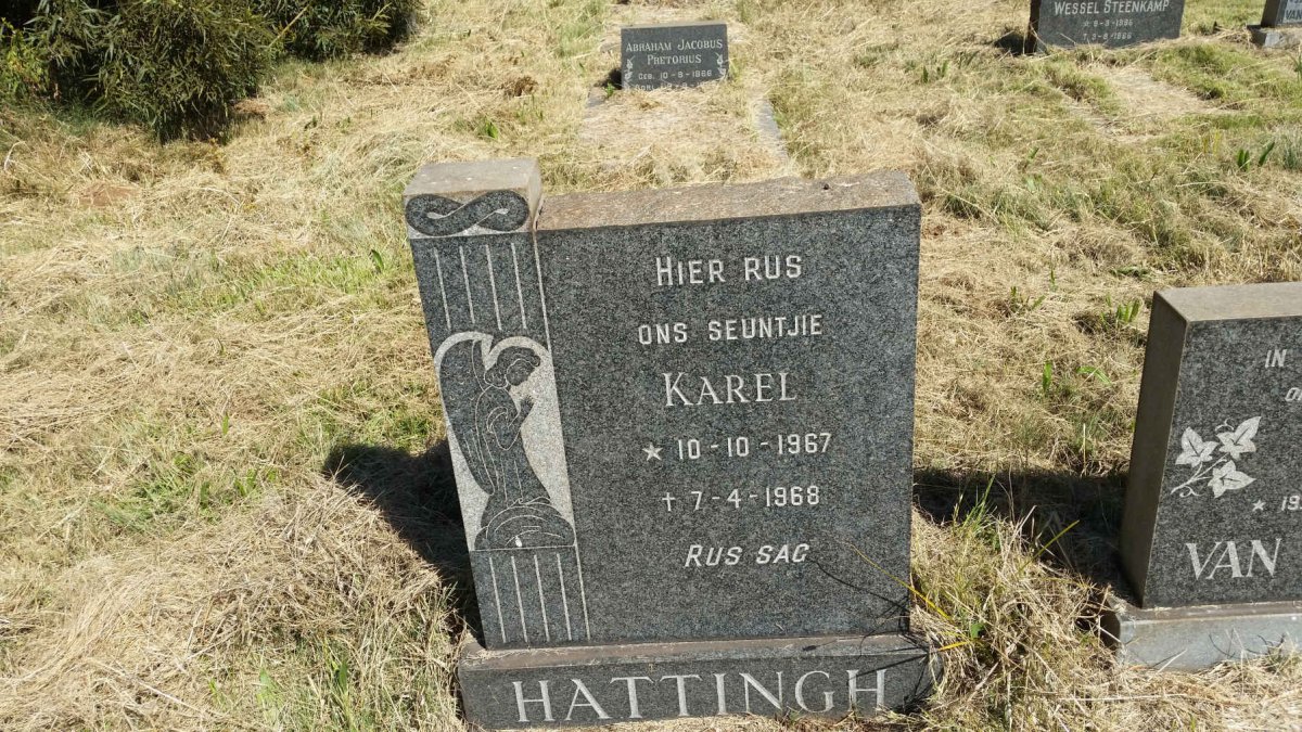 HATTINGH Karel 1967-1968