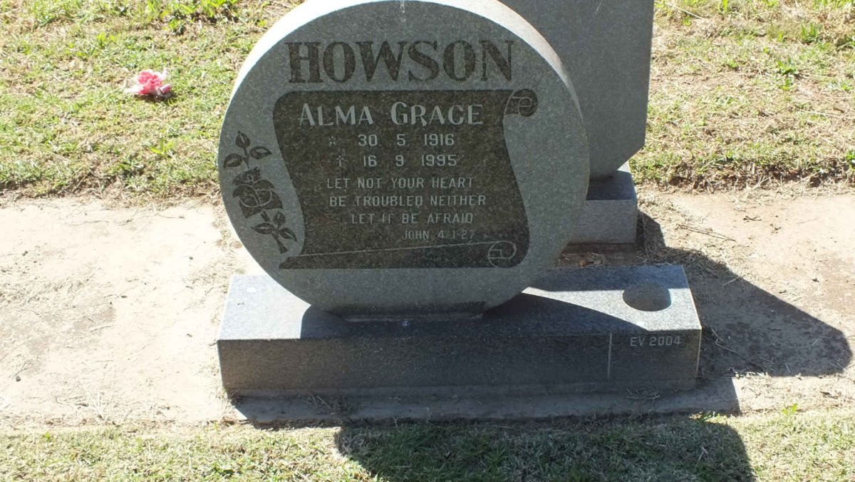 HOWSON Alma Grace 1916-1995