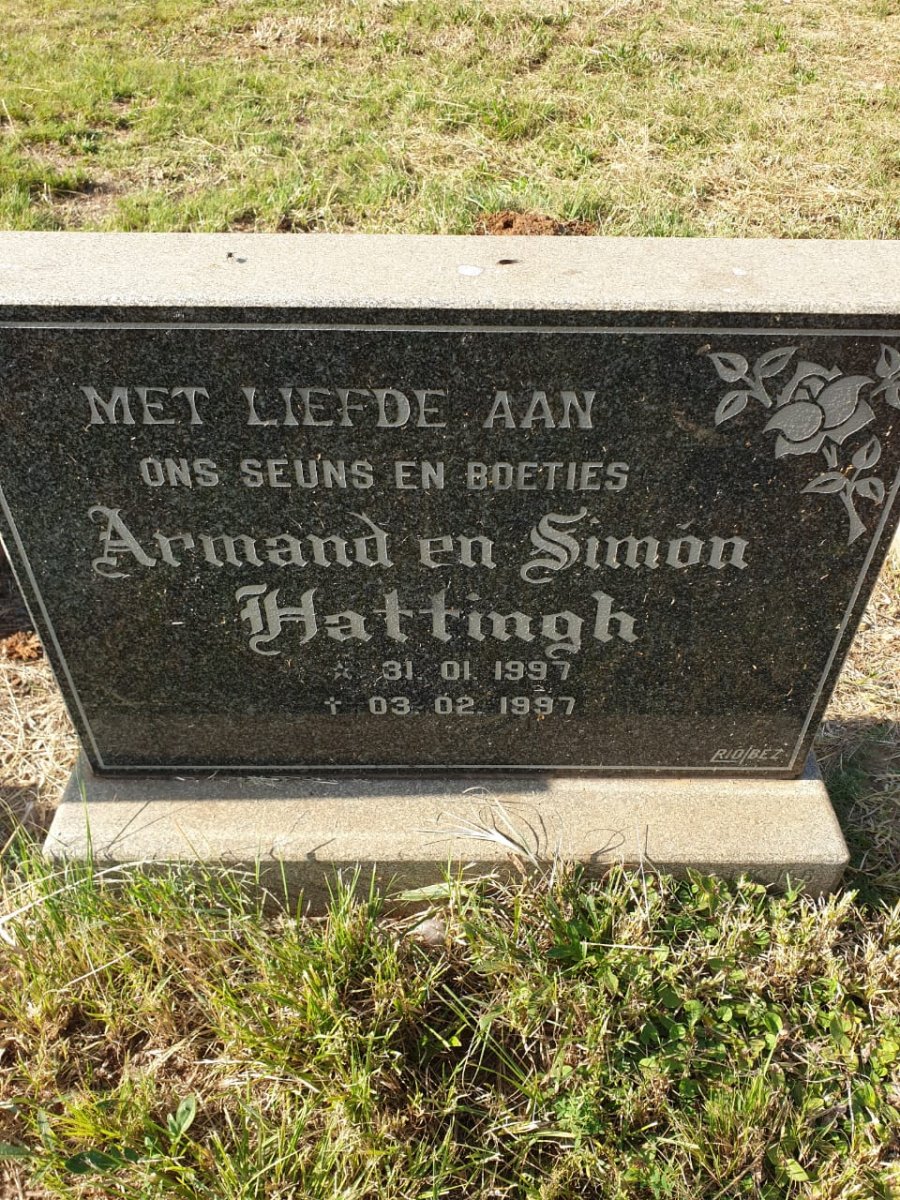 HATTINGH Armand 1997-1997 :: HATTINGH Simòn 1997-1997