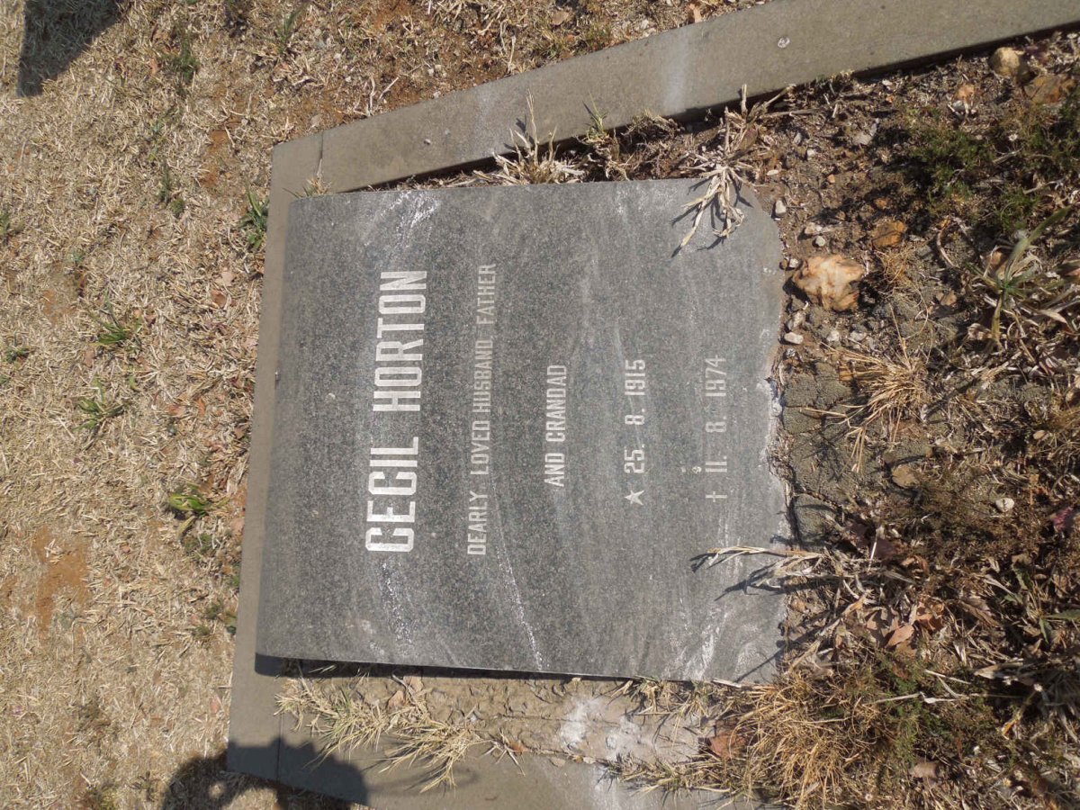 HORTON Cecil 1915-1974