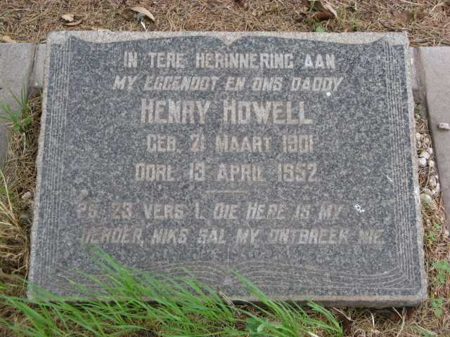 HOWELL Henry 1901-1952