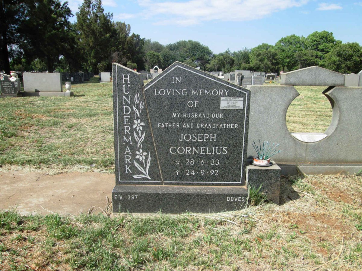 HUNDERMARK Joseph Cornelius 1933-1992 :: HUNDERMARK Johannes Joseph