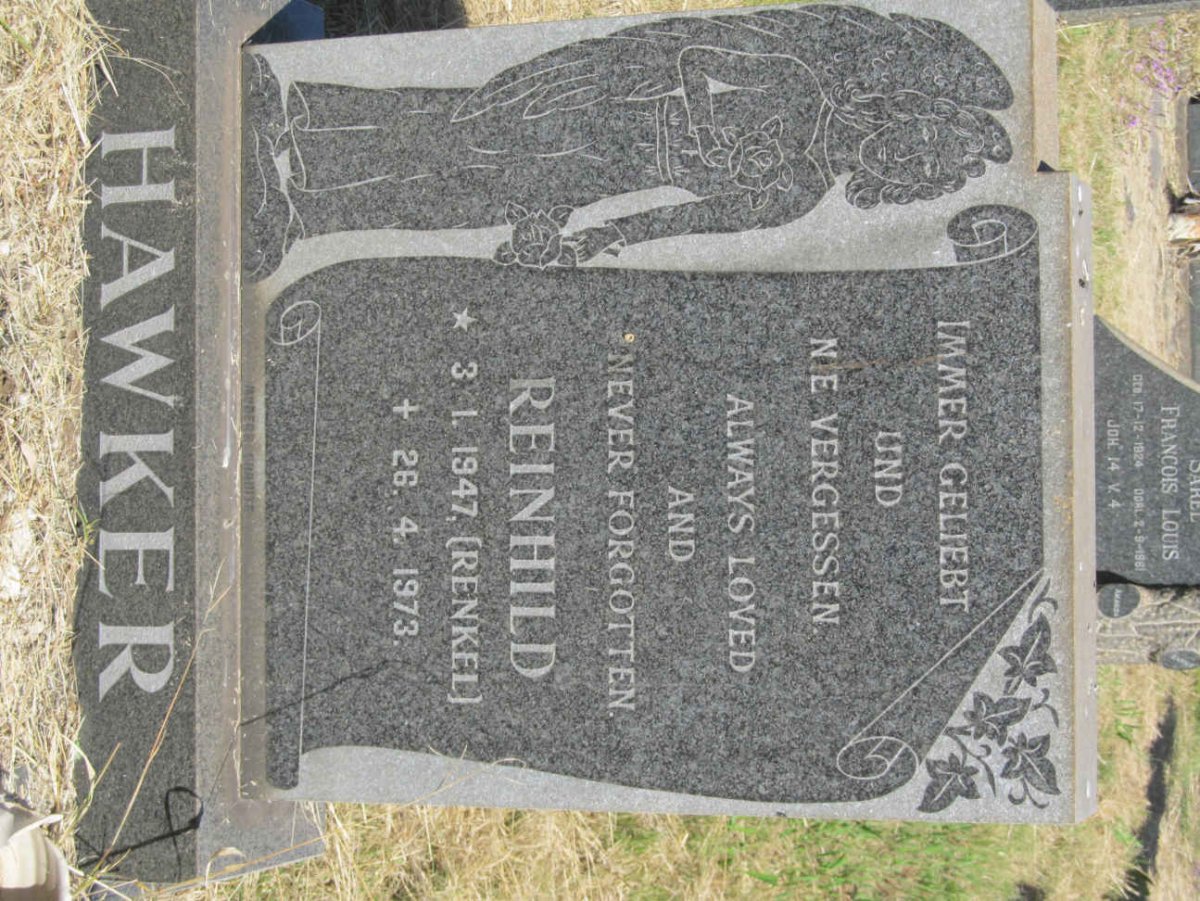 HAWKER Reinhild nee RENKEL 1947-1973