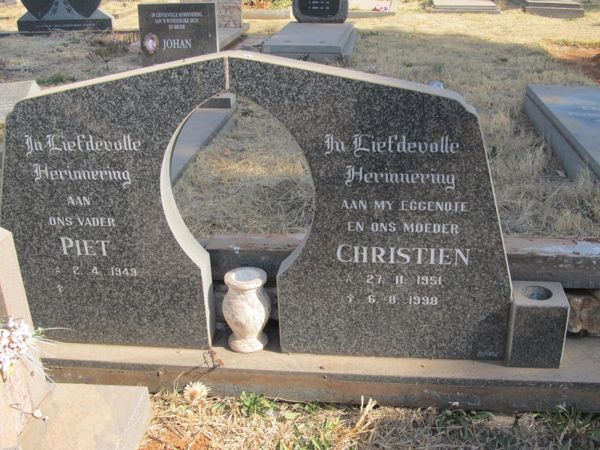 HEYMANS Piet 1949- &amp; Christien 1951-1998