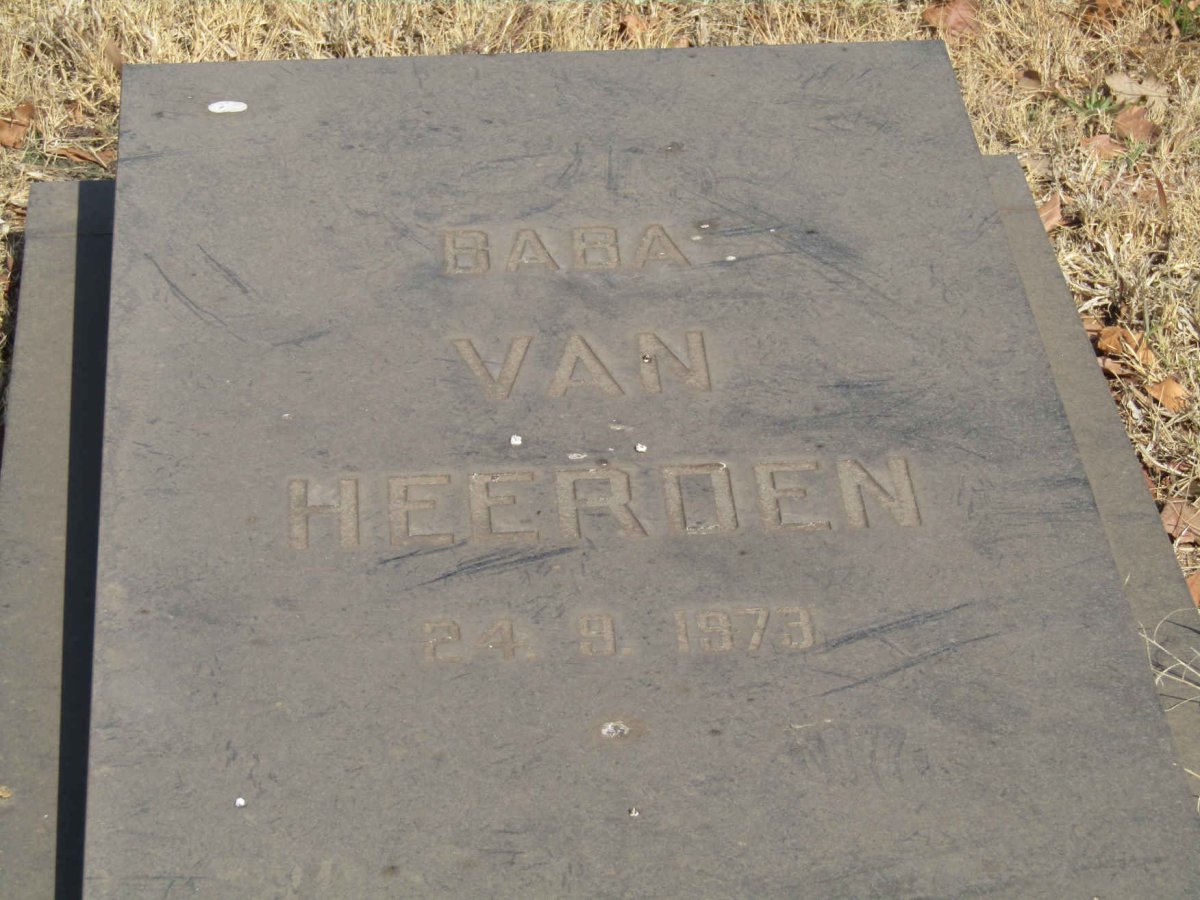 HEERDEN Baba, van -1973