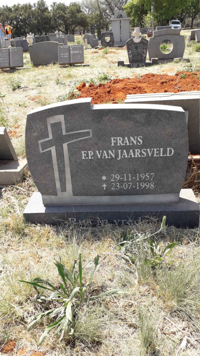 JAARSVELD Frans F.P., van 1957-1998